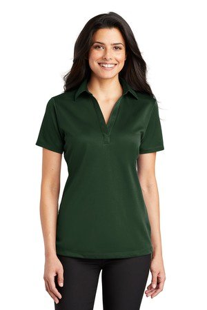 Port Authority Women's Silk Touch Performance Polo. L540 - Image 2
