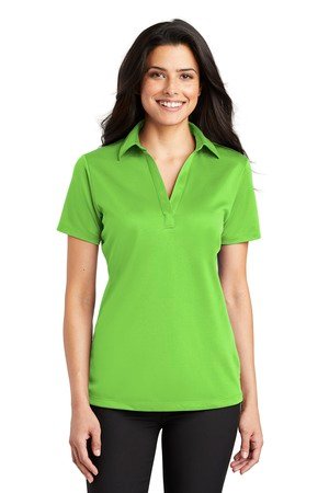 Port Authority Women's Silk Touch Performance Polo. L540 - Image 4