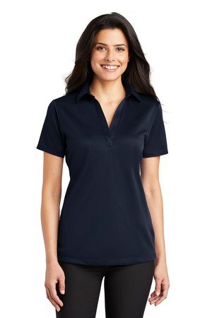 Port Authority Women's Silk Touch Performance Polo. L540 - Image 6