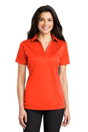 Port Authority Women's Silk Touch Performance Polo. L540 - Image 10