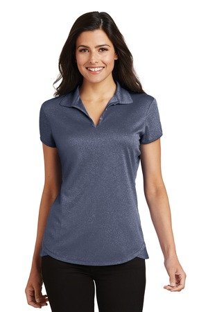 Port Authority Women's Trace Heather Polo. L576 - Image 4
