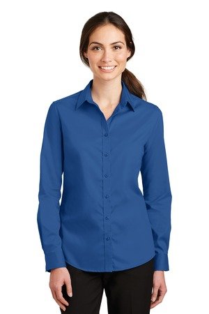 Port Authority Women's SuperPro Twill Shirt. L663 - Image 5