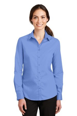 Port Authority Women's SuperPro Twill Shirt. L663 - Image 7