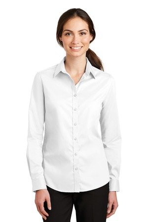 Port Authority Women's SuperPro Twill Shirt. L663 - Image 8