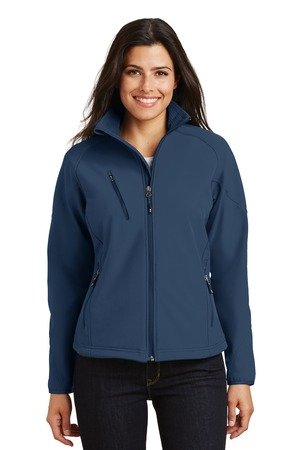 Port Authority Women's Textured Soft Shell Jacket. L705 - Image 2