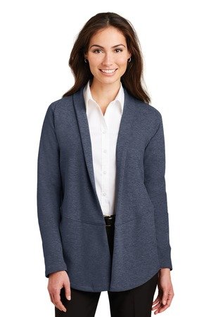 Port Authority Women's Interlock Cardigan. L807 - Image 3