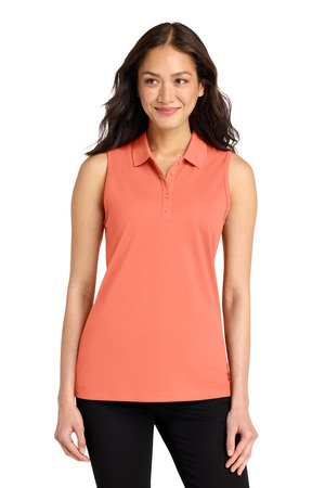 Port Authority Women's Dry Zone UV Micro-Mesh Sleeveless Polo LK110SV - Image 2