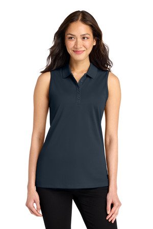 Port Authority Women's Dry Zone UV Micro-Mesh Sleeveless Polo LK110SV - Image 4