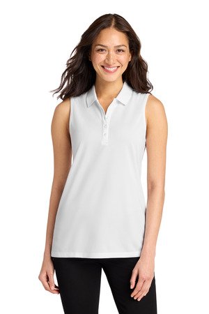 Port Authority Women's Dry Zone UV Micro-Mesh Sleeveless Polo LK110SV - Image 5