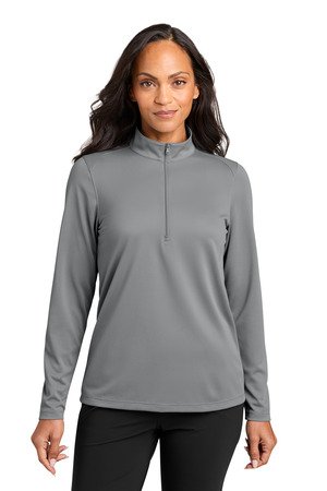 Port Authority Women's Wearever Performance Pique 1/4-Zip LK241 - Image 2
