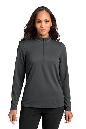 Port Authority Women's Wearever Performance Pique 1/4-Zip LK241 - Image 4