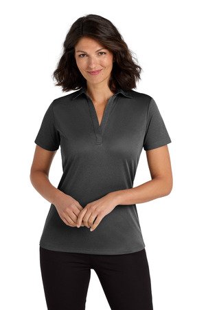 Port Authority Women's Heathered Silk Touch Performance Polo. LK542