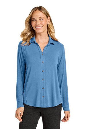 Port Authority Women's Luxe Knit Button Tunic LK5602 - Image 3