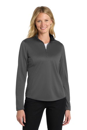 Port Authority Women's Silk Touch Performance 1/4-Zip LK584 - Image 5