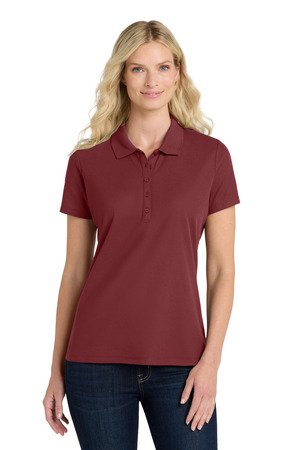 Port Authority Women's SuperPro React Polo. LK810 - Image 2
