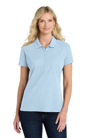 Port Authority Women's SuperPro React Polo. LK810 - Image 3