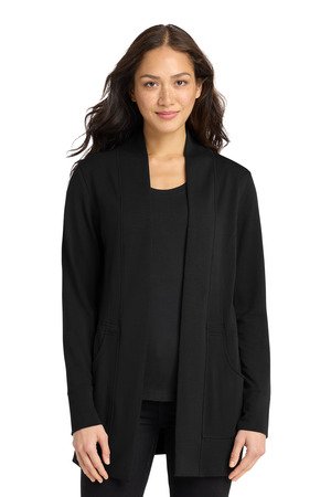Port Authority Women's Microterry Cardigan LK825 - Image 3