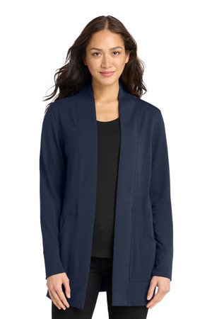 Port Authority Women's Microterry Cardigan LK825 - Image 4