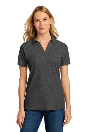 Port Authority Women's C-FREE Cotton Blend Pique Polo LK867 - Image 3