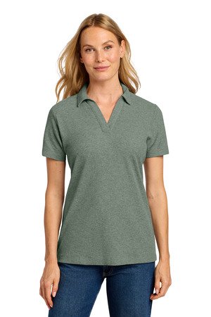 Port Authority Women's C-FREE Cotton Blend Pique Polo LK867 - Image 4