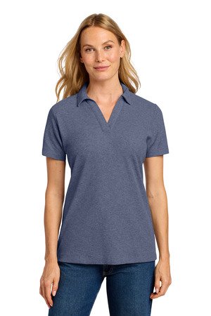 Port Authority Women's C-FREE Cotton Blend Pique Polo LK867 - Image 6