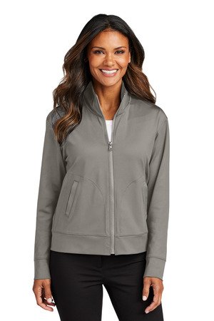 Port Authority Women's C-FREE Double Knit Full-Zip LK881 - Image 2
