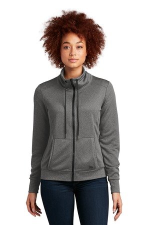 New Era Women's Performance Terry Full-Zip Cowl LNEA530 - Image 2