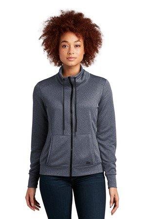New Era Women's Performance Terry Full-Zip Cowl LNEA530 - Image 3