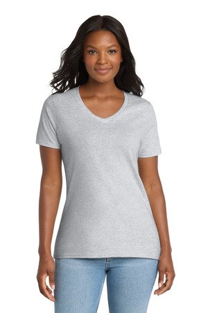 Port & Co Women's Core Cotton V-Neck Tee. LPC54V - Image 20