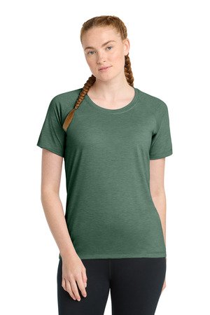 Sport-Tek Women's PosiCharge Tri-Blend Wicking Scoop Neck Raglan Tee. LST400 - Image 11