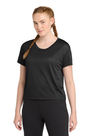 Sport-Tek Women's PosiCharge Draft Crop Tee. LST411