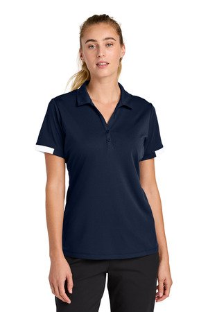 Sport-Tek Women's Club Colorblock Polo LST444 - Image 7