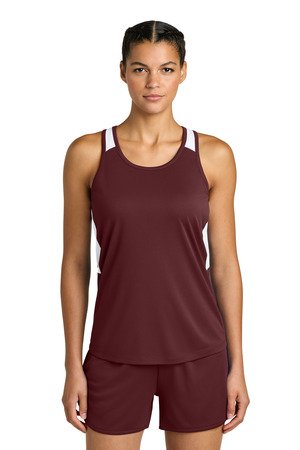 Sport-Tek Women's Club Track Tank LST446 - Image 5