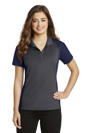 Sport-Tek Women's Colorblock Micropique Sport-Wick Polo. LST652 - Image 6