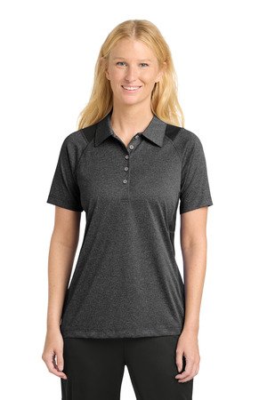 Sport-Tek Women's Heather Colorblock Contender Polo. LST665 - Image 11