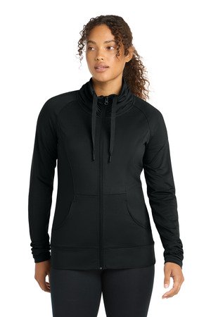 Sport-Tek Women's Sport-Wick Stretch Full-Zip Jacket. LST852