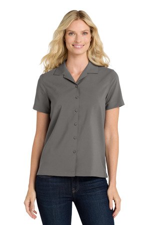 Port Authority Women's Short Sleeve Performance Staff Shirt LW400 - Image 2