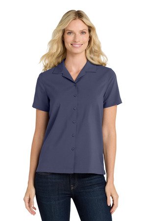 Port Authority Women's Short Sleeve Performance Staff Shirt LW400 - Image 4