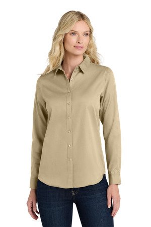 Port Authority Women's Long Sleeve SuperPro React Twill Shirt. LW808 - Image 16