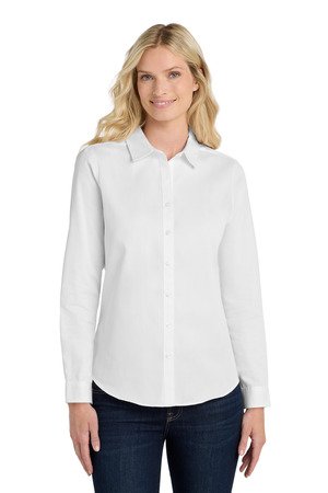 Port Authority Women's Long Sleeve SuperPro React Twill Shirt. LW808 - Image 17
