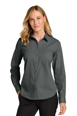 Port Authority Women's Long Sleeve Nailhead Easy Care Shirt LW816 - Image 2