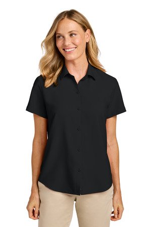 Port Authority Women's Short Sleeve UV Dockside Shirt LW963 - Image 3