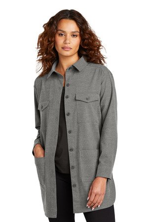 Mercer+Mettle Women's Long Sleeve Twill Overshirt MM2021 - Image 2