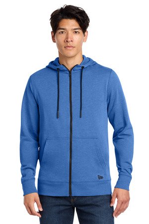 New Era Tri-Blend Fleece Full-Zip Hoodie NEA511 - Image 3