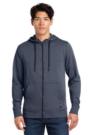New Era Tri-Blend Fleece Full-Zip Hoodie NEA511 - Image 2