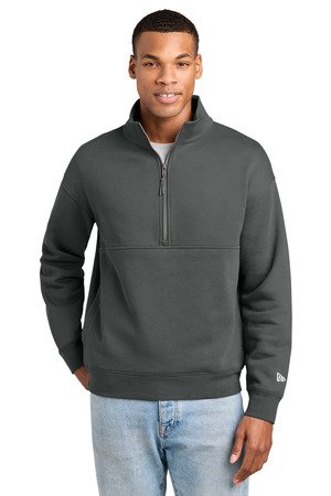 New Era Heritage Fleece 1/2-Zip NEA528 - Image 3