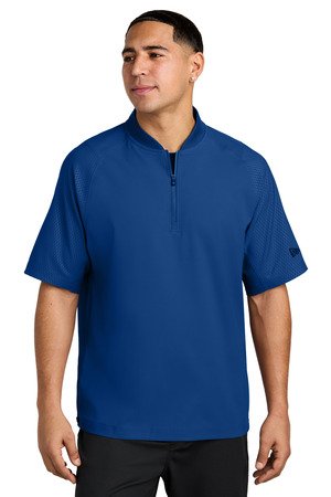 New Era Cage Short Sleeve 1/4-Zip Jacket. NEA600 - Image 4