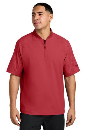 New Era Cage Short Sleeve 1/4-Zip Jacket. NEA600 - Image 6
