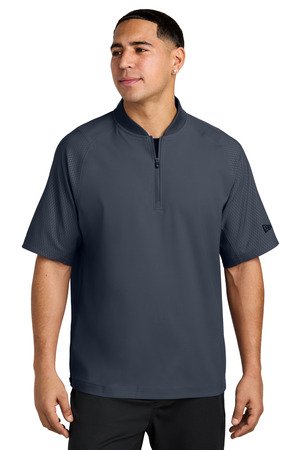 New Era Cage Short Sleeve 1/4-Zip Jacket. NEA600 - Image 2