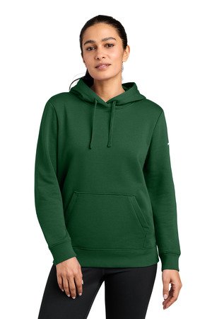 Nike Women's Club Fleece Sleeve Swoosh Pullover Hoodie NKFD9889 - Image 5